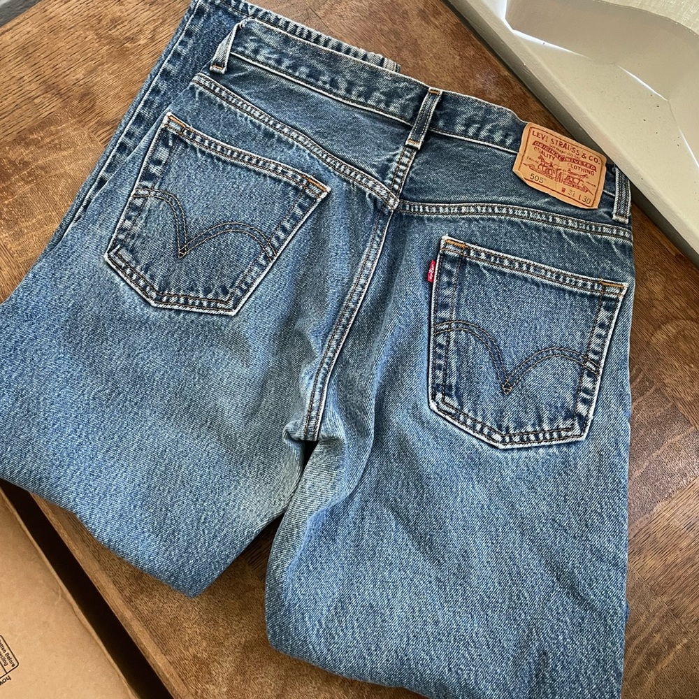 Levi’s 505 Jeans. Altered length.
